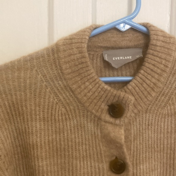 Everlane Cropped Alpaca Cardigan - Picture 2 of 6